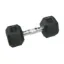 NtaiFitness Rubber Hex Dumbbells - Heavy Duty Gym Weights | Crush Workouts