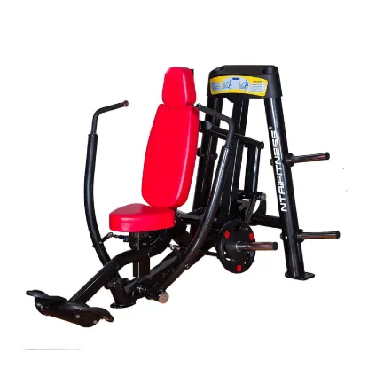 NtaiFitness Plate Loaded Decline Chest Press - Gym-Grade Strength & Durability