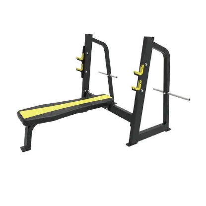 NtaiFitness Olympic Flat Bench - Heavy-Duty Gym-Grade Bench for Strength Training